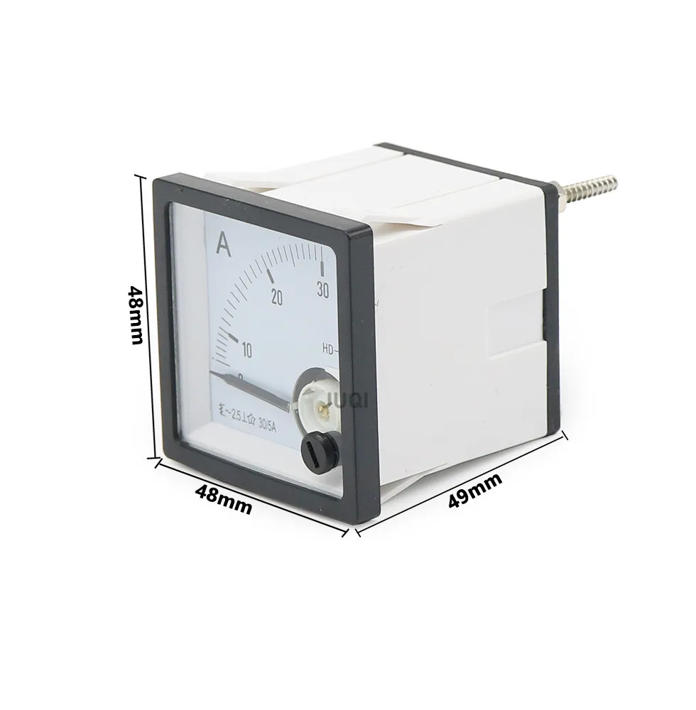 HD-48 di alta qualità tipo di Puntatore amperometro AC 10A 20A 30A 50A 75A 100A 150A 200A 300A gamma analogico Amperometro gauge pannello 48x48mm