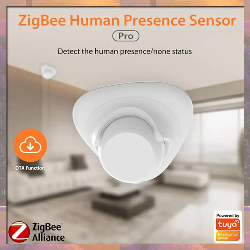 Лидер продаж Tuya Zigbee Wi-Fi детектор присутствия человека 24 ГГц радар-детектор микроволновая печь беспроводная простая установка