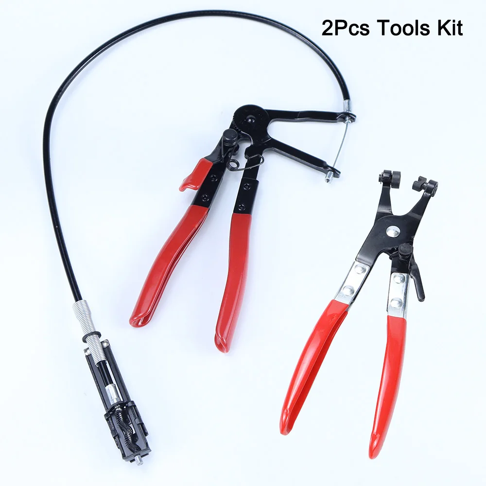 Hose Clamp Pliers Spring Clamp Pliers Long Reach Wire Spring Hose Clamp Pliers Tool Car Fuel Oil Hose Coolant Radiator Heater