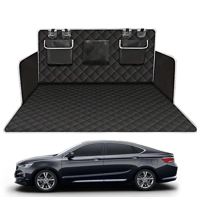 

Cargo Liner For Pet Trunk Carpet Cargo Liner Mat Oxford Cloth Pet Seat Mat Trunk Liner Non-Slip Cargo Mats Dog Cargo Cover