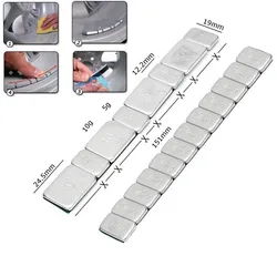 60g Adhesive Tire Wheel Balancing Weights Stick For Motorcycle Auto Cars