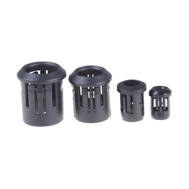 20PCS 3/5/8/10mm LED Plastic Lamp LED Diode Holder Black Clip Bezel Mount