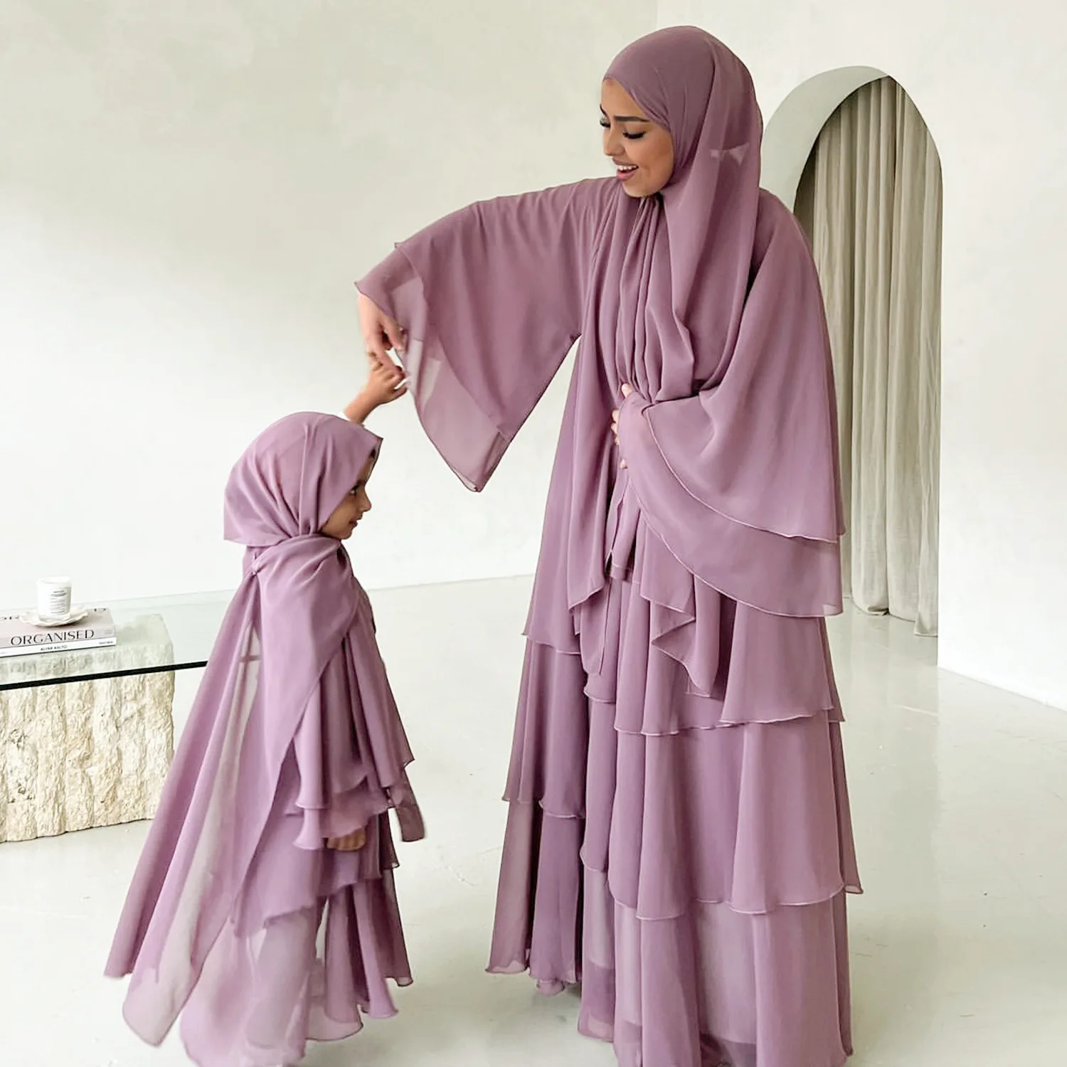 

Open Abaya Chiffon Hijab Dress Muslim Eid Abayas for Women Dubai Luxury Turkey Islam Clothing Kaftan Robe Kimono Femme Musulmane