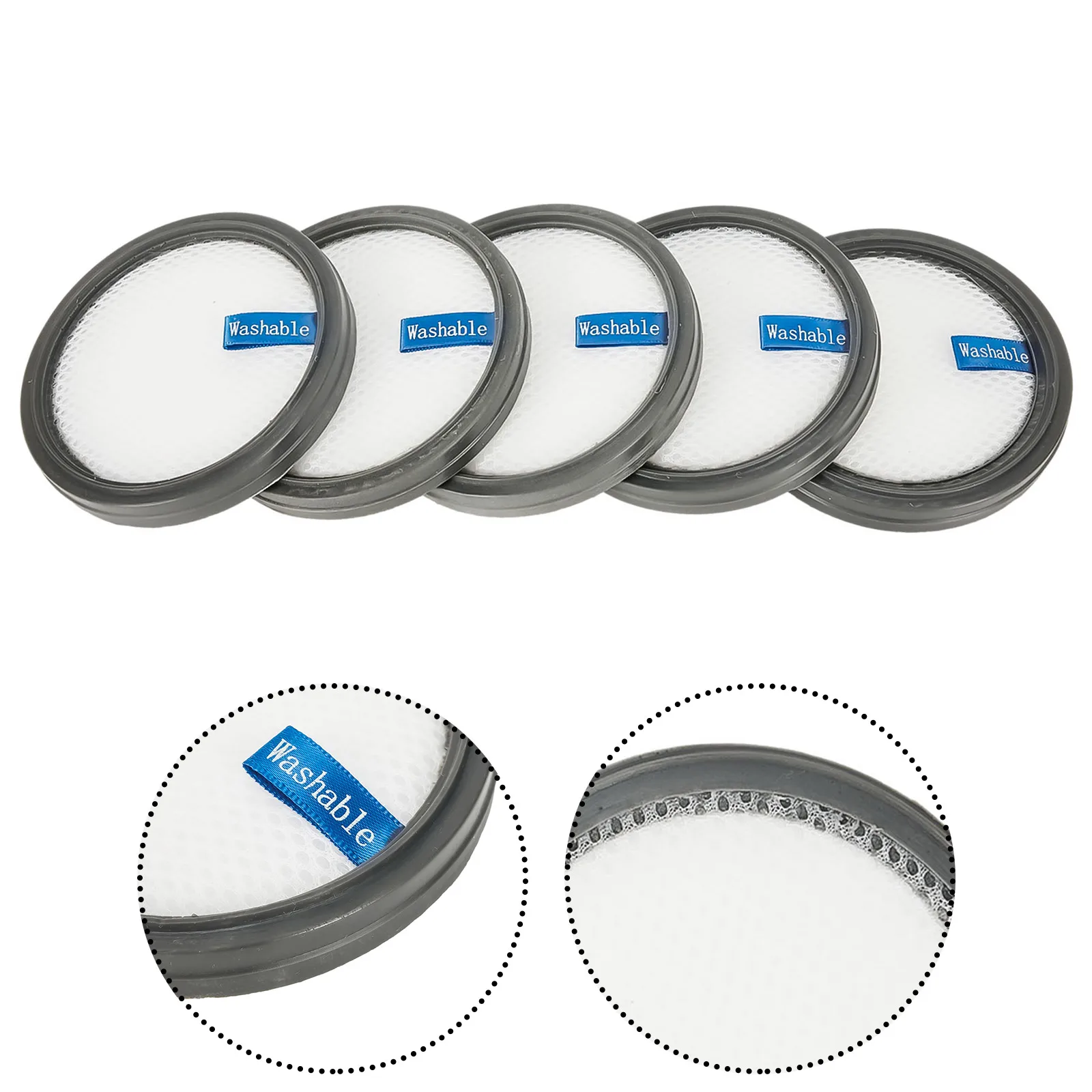 Replacement Washable Filter Designed for PRETTYCARE W200 W300 and W400 Vacuum Cleaners Optimal Cleaning Solution