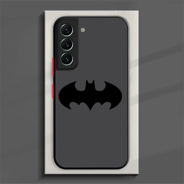 Anime Superhero B-Batman For Samsung Galaxy A91 A81 A73 A72 A55 A54 A53 A52 Frosted Translucent Phone Case