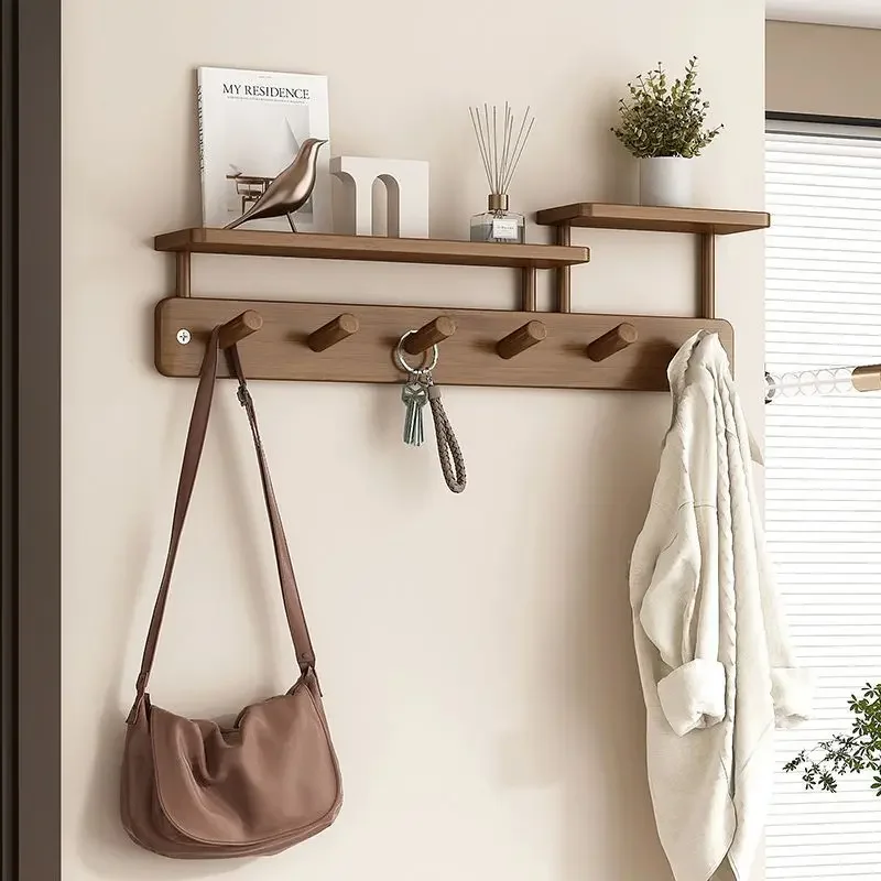 Wall-mounted coat rack, entrance door, wall-mounted coat rack, bedroom clothes creative hook
