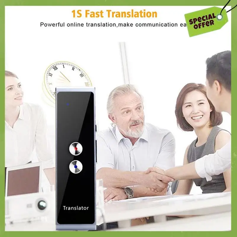 Leading-40 Languages Multi-Intelligent Instant Translation Wireless Voice Translation 2 Way Real-Time Voice Translation Travel