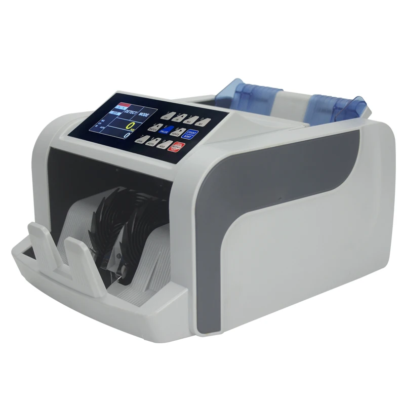PKR IQD Denomination Value Money Counting Machine Mixed Fake Money Detector High Quality CIS Image Receipt Print Function