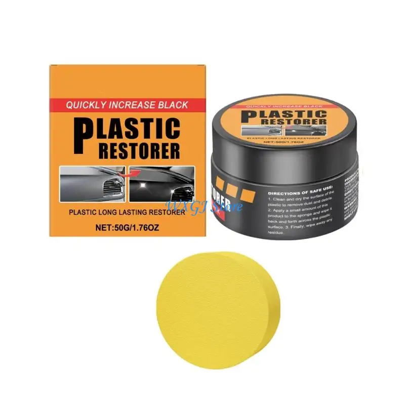 37JE Restorer Paste All Purpose Auto Interior Treatments Cream Safely Cleans Conditions Various Materials Without Residues