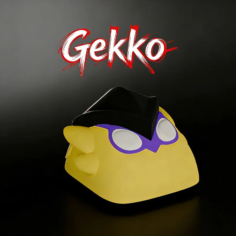

Valorant Gekko Game Peripheral Personalized Cute Custom Resin Keycap Gift for Gamers