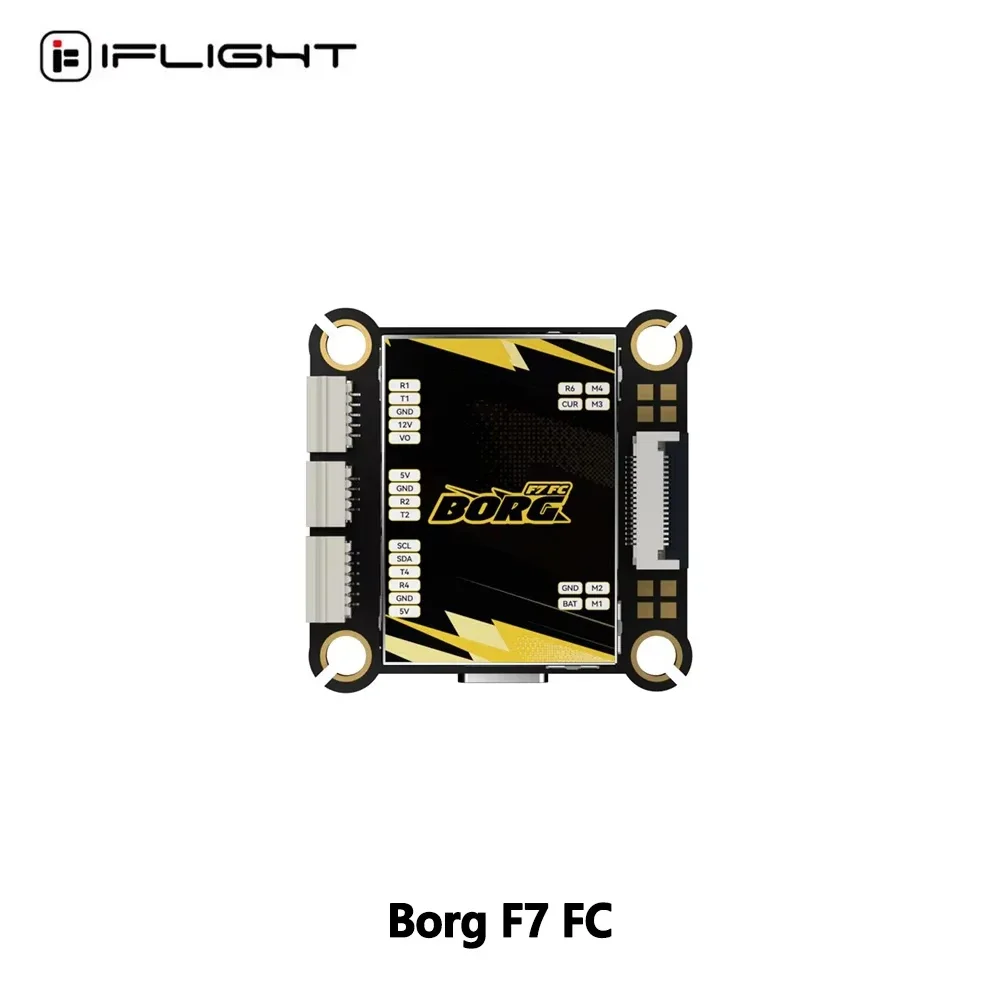 UniFly IFlight Borg F7 Flight Controller 30.5×30.5mm STM32F722RET6 ICM42688 Gyro 4-6S LiHV FPV Racing Drone Spare Parts