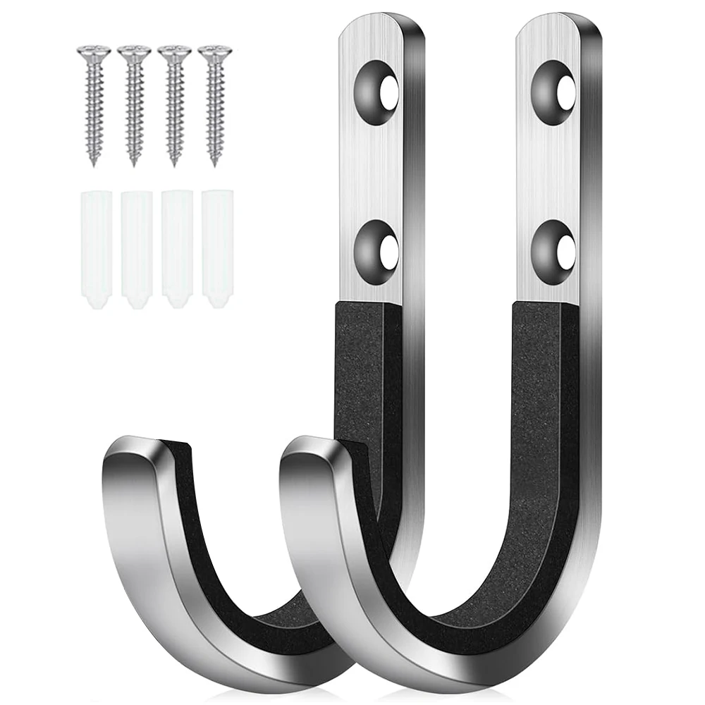 Horizontaal pistoolrek Wandmontage J-haak Geweer Shotgun Boogschieten Booghangers Haken met zachte vulling Jachtaccessoires