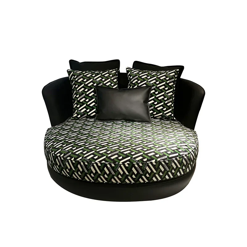 Italian postmodern sofa, light luxury sofa, single sofa, casual back reclining chair