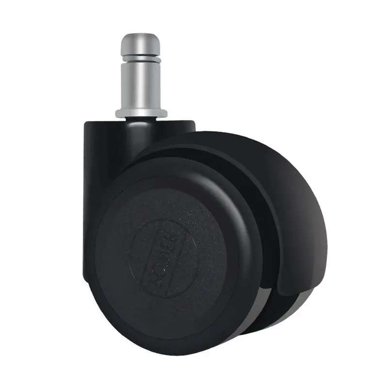 Heavy Duty 2 Inch PU Casters (5 Pack) - Silent Swivel Wheels for Furniture, Office Chairs, Baby Cribs & Storage Racks -M11