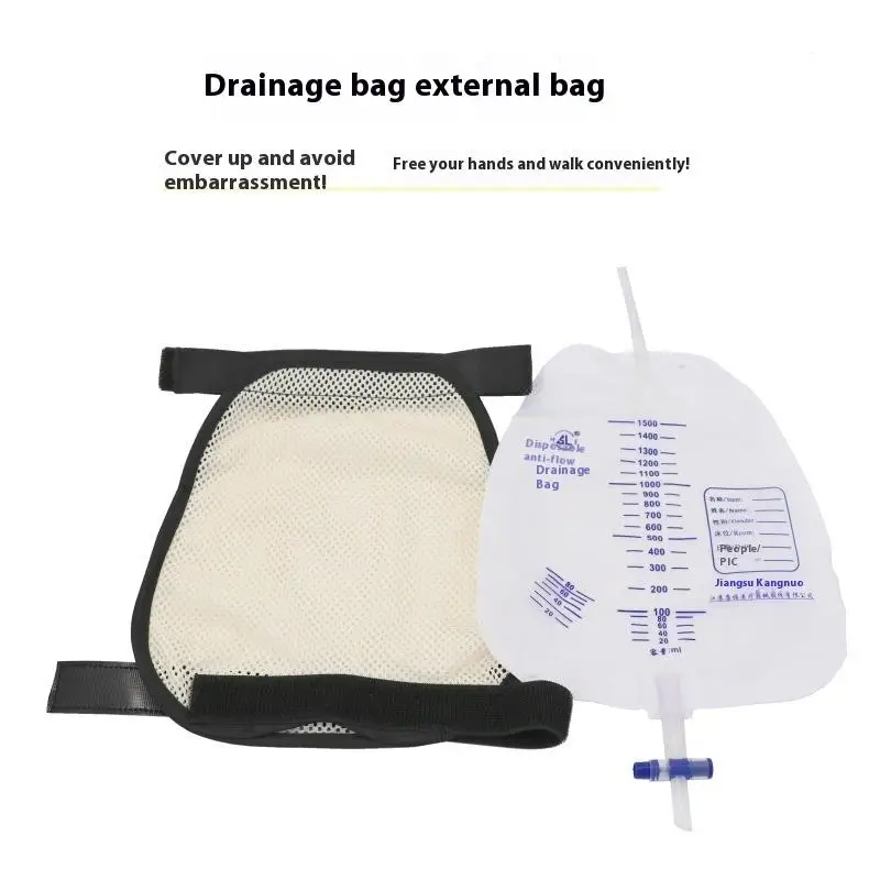 

1 Piece Catheter Stabilization Device Drainage Bag Leg Holder Peritoneal Dialysis Catheter Leg Pouch Drainage Fixed External Bag