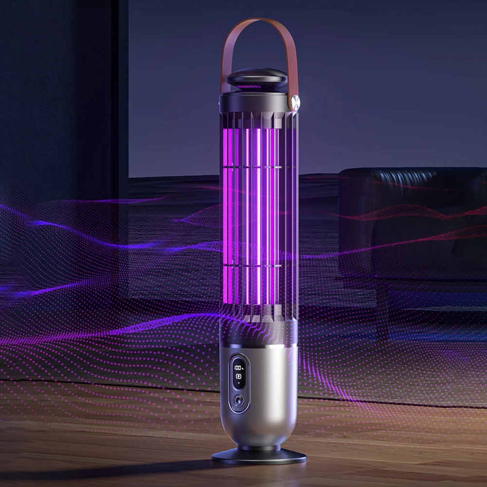 

Лампа-уничтожитель комаров с датчиком света, бесшумная настенная ловушка для насекомых для дома, спальни, гостиной