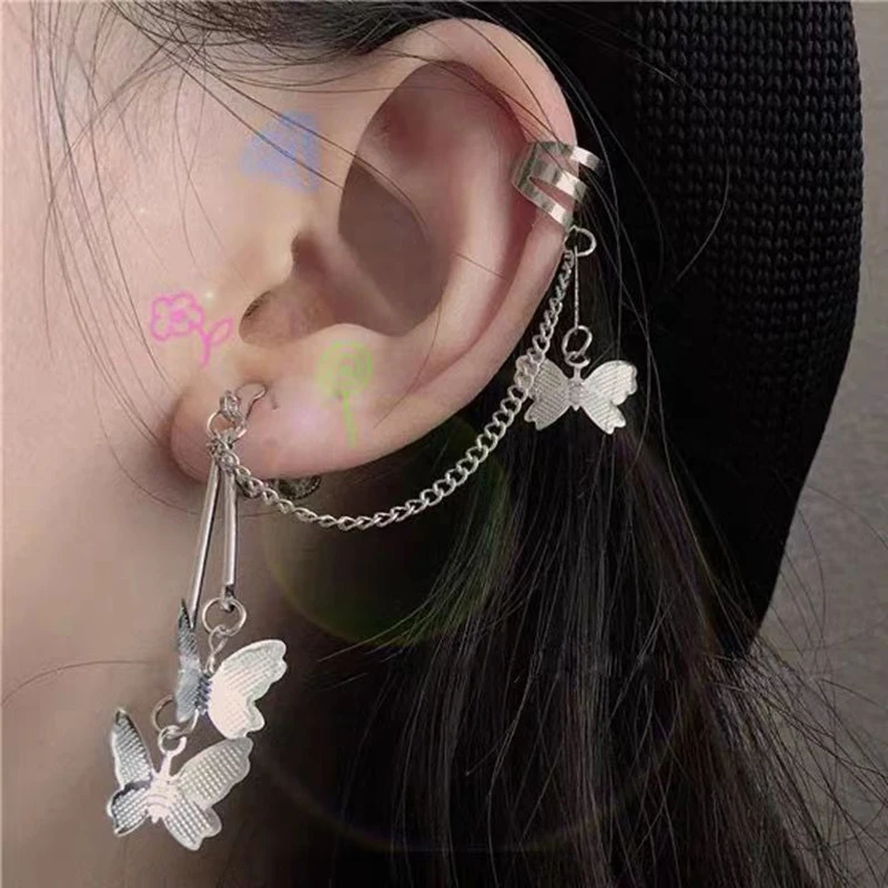Earphone Anti-Lost Holder Clip Chain Earrings Hanging Hook Earring Strap Earbuds Wireless in-Ear Earphones Headset for Airpods 1
