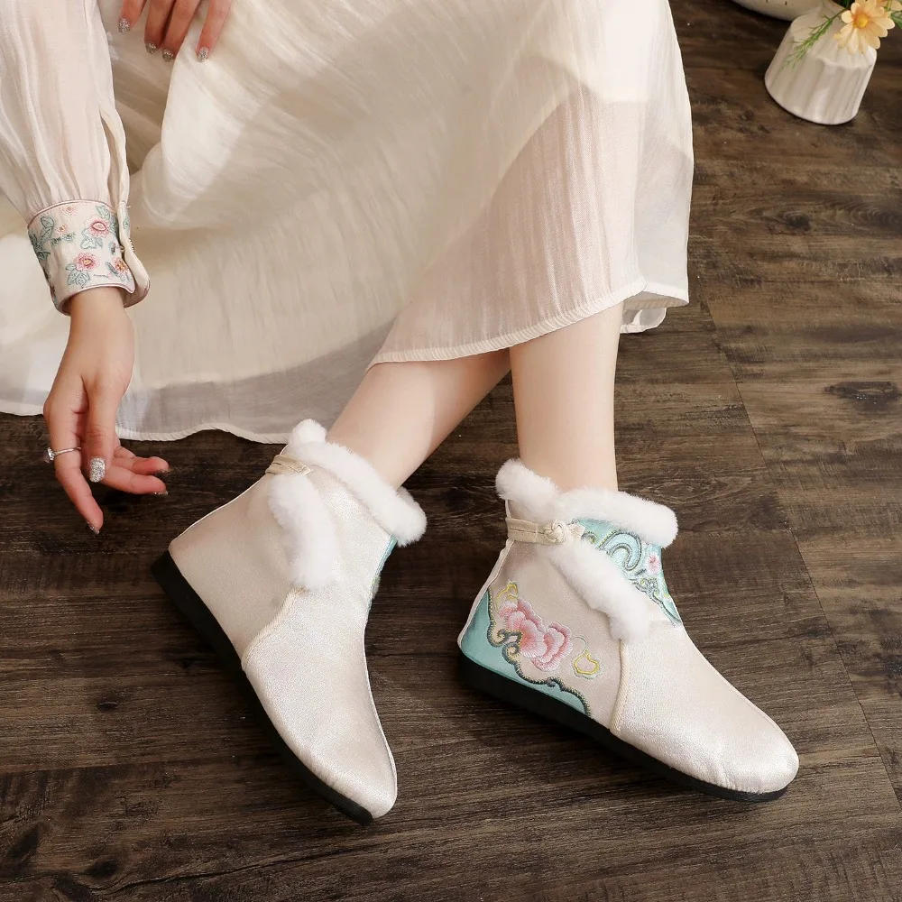 Zapatos De algodón para Mujer, Botines informales, Botas gruesas De invierno, Botas cálidas para Mujer, Botas De moda para Mujer, Zapatos, Botas De Nieve