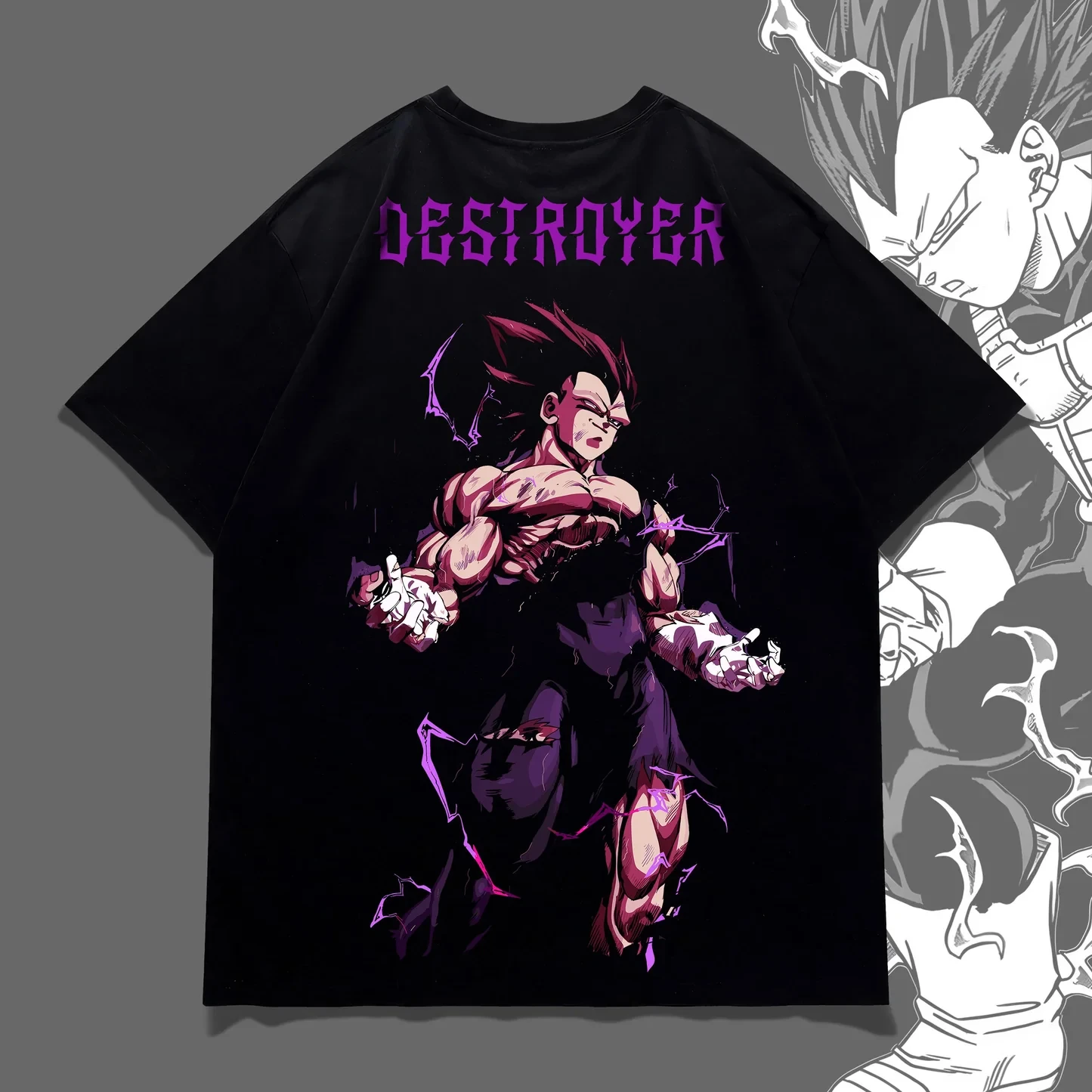 Summer Clothing Ego - ドラゴンボールグラフィック Tシャツ日本アニメベジータウルトラエゴ Tシャツ夏スポーツメンズ Tシャツ子供服 Tシャツ Y2k