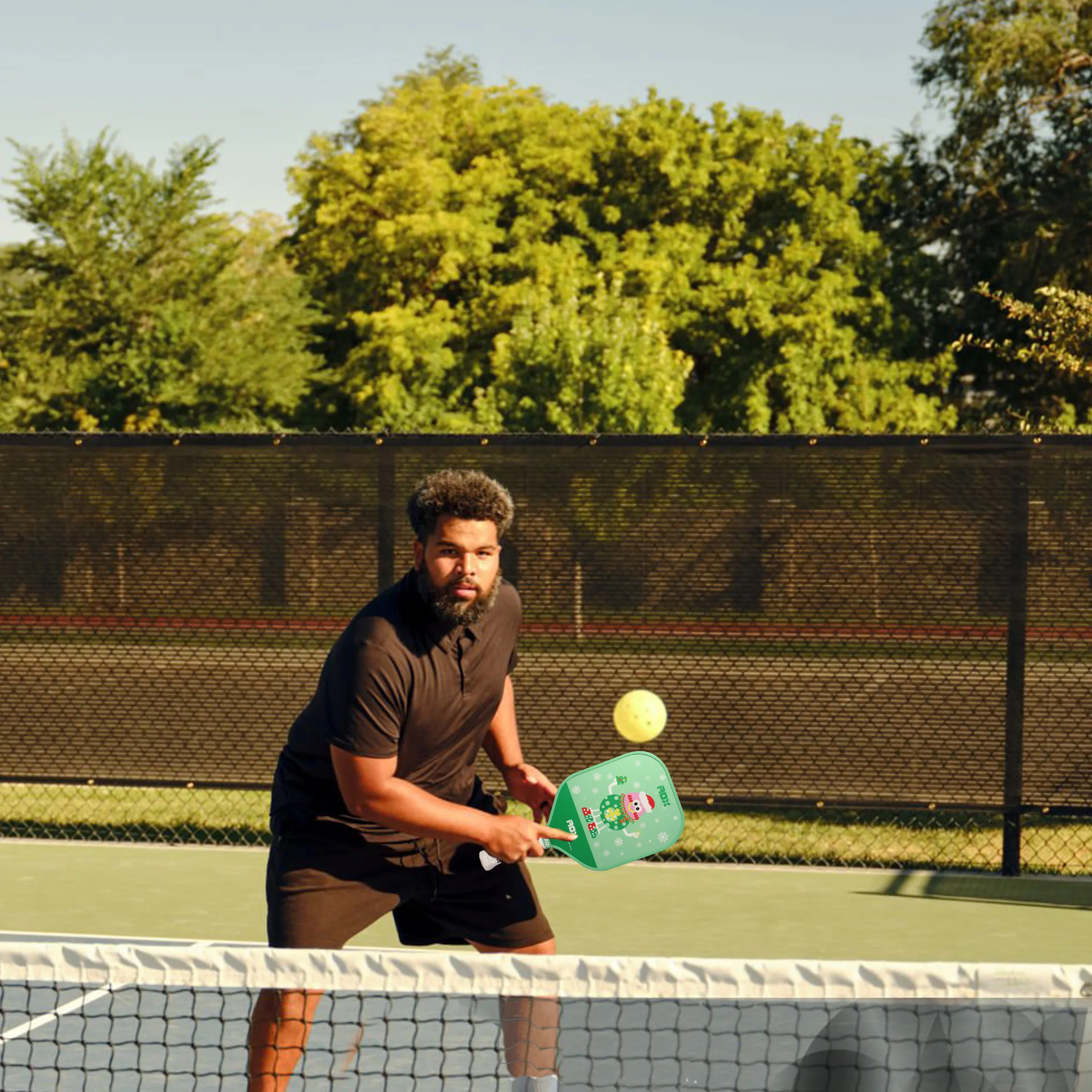 Детское весло Arronax Pickleball, Pickleball с поверхностью из стекловолокна 10 мм, аэрозольная краска для частиц, ракетки для холодного прессования для детей