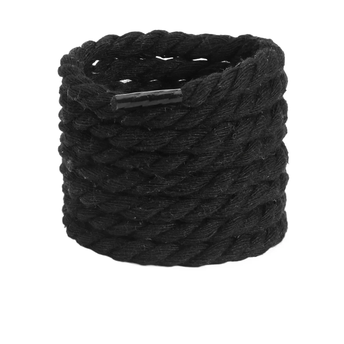 2pcs 100cm Cotton Linen Thick Round Shoelaces Macadamia Flower Beige Shoelace Rope for Low-Top Sneakers