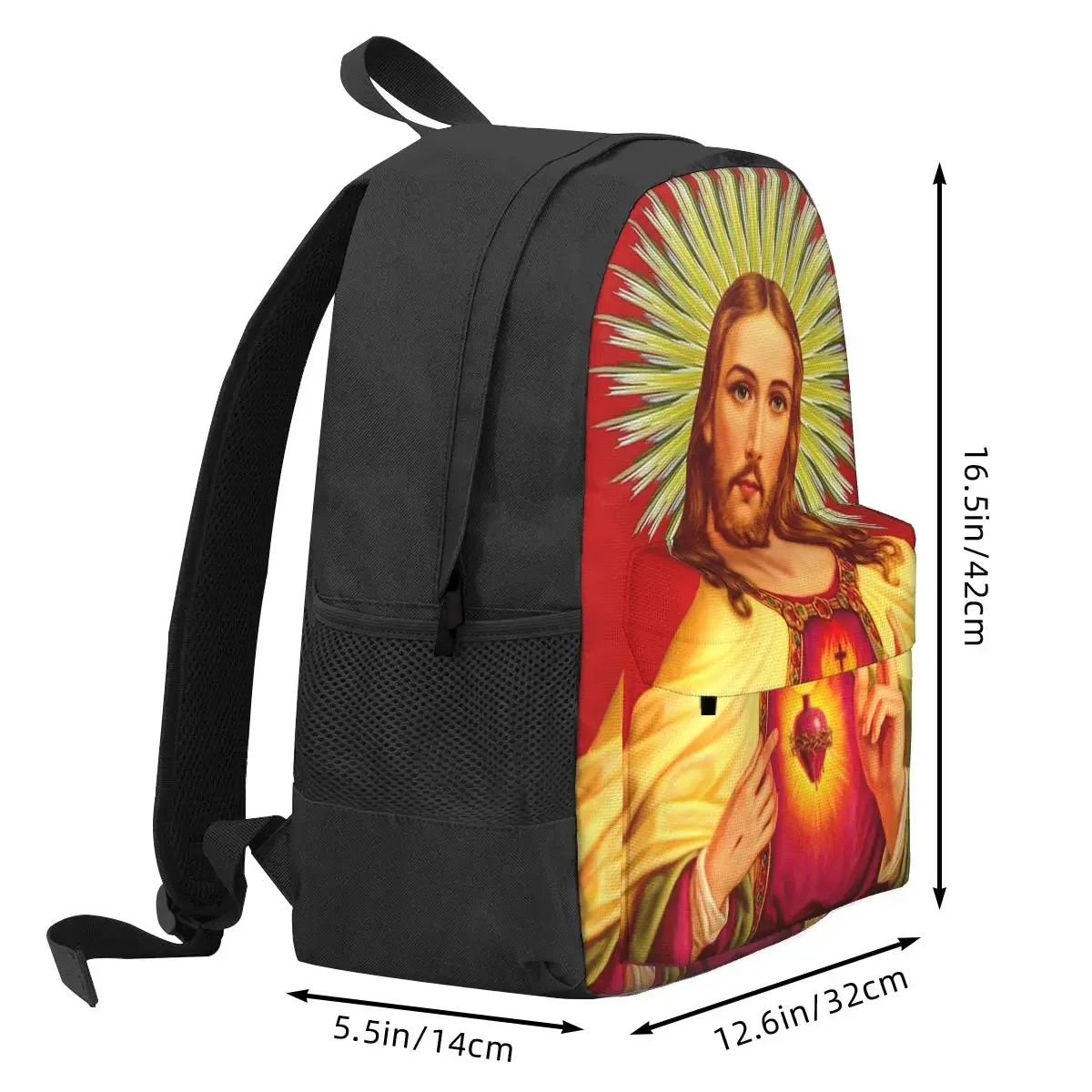 Jesus Biblical References Backpacks Boys Girls Bookbag Children School Bags Cartoon Kids Rucksack Laptop Rucksack Shoulder Bag