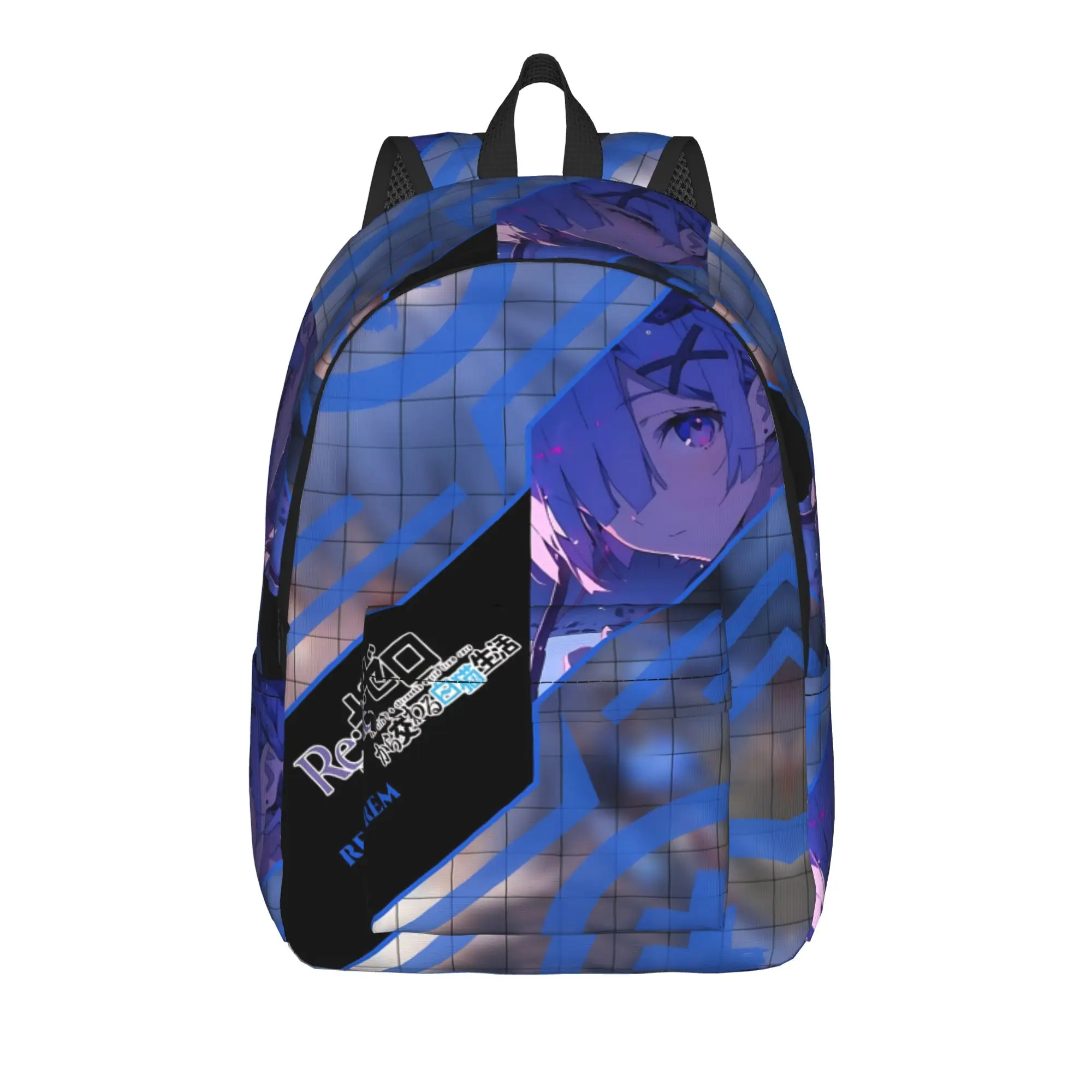 Fashion Cute Re ZERO Anime Rem Backpack  Mochilas Fashion Journey Retro Washable Rucksack