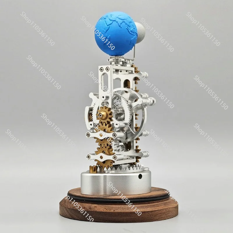 Metal Tourbillon Precision Mechanical Model Dynamic Art Crafts
