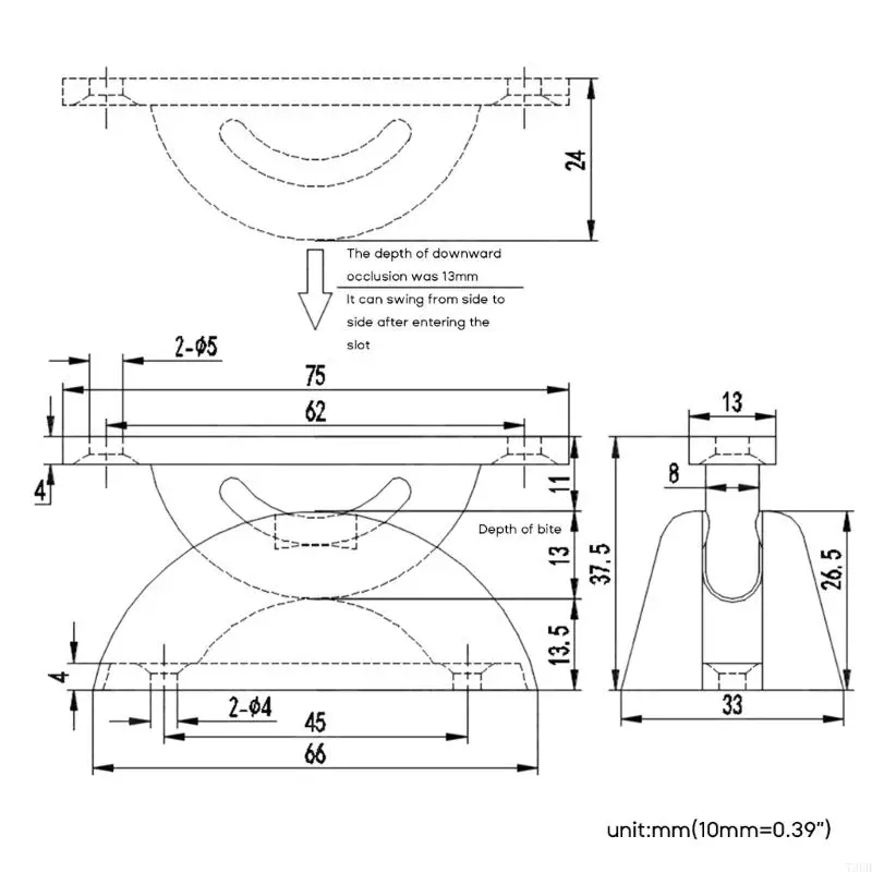 Retenedor puerta T3ED Universal para autocaravana, barco, RV, Clip tope puerta, negro/blanco