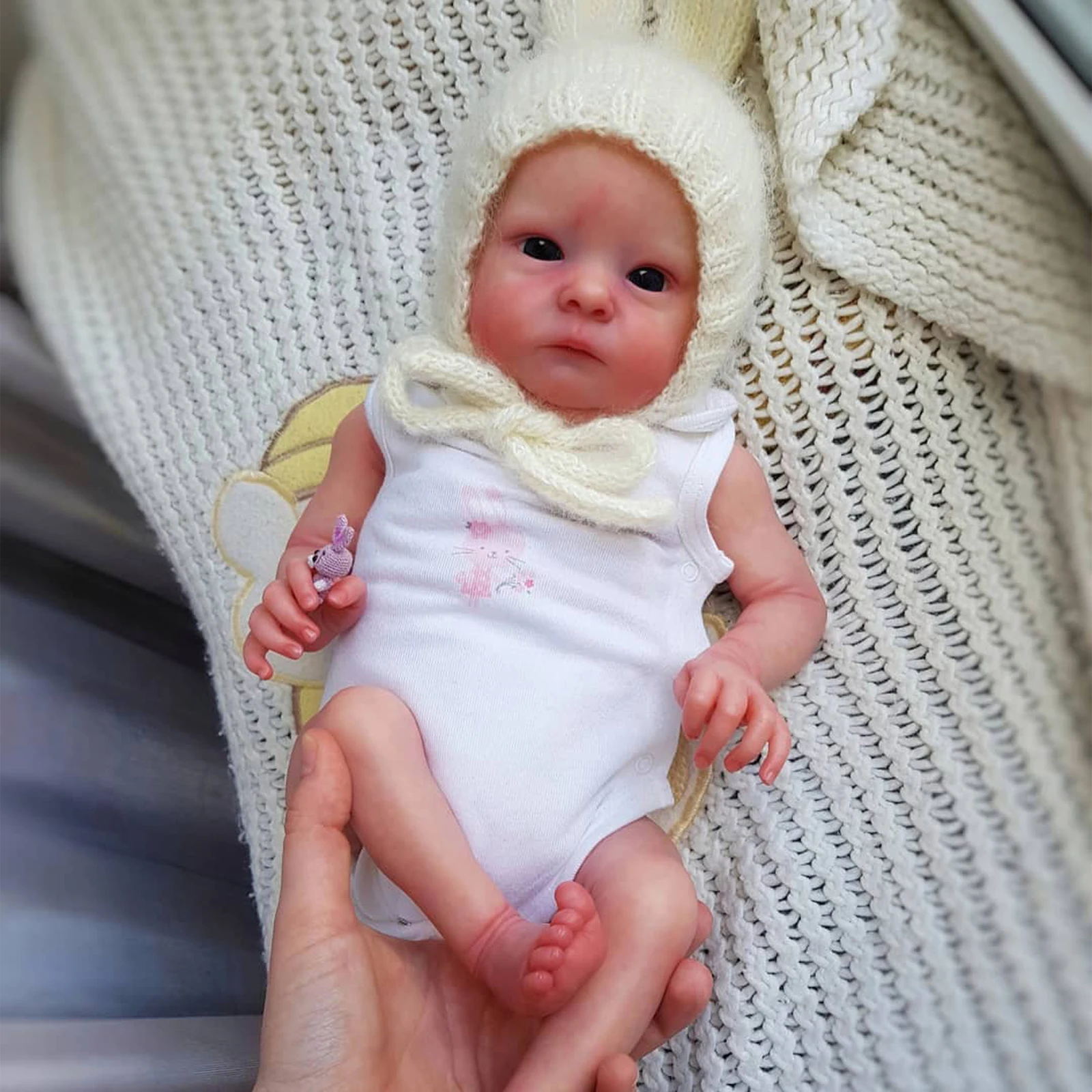 

16 Inch/40cm Lifelike Reborn Baby Doll - 3D Hand Painted Cute Newborn Doll Gift Birthday Gift Christmas Gift