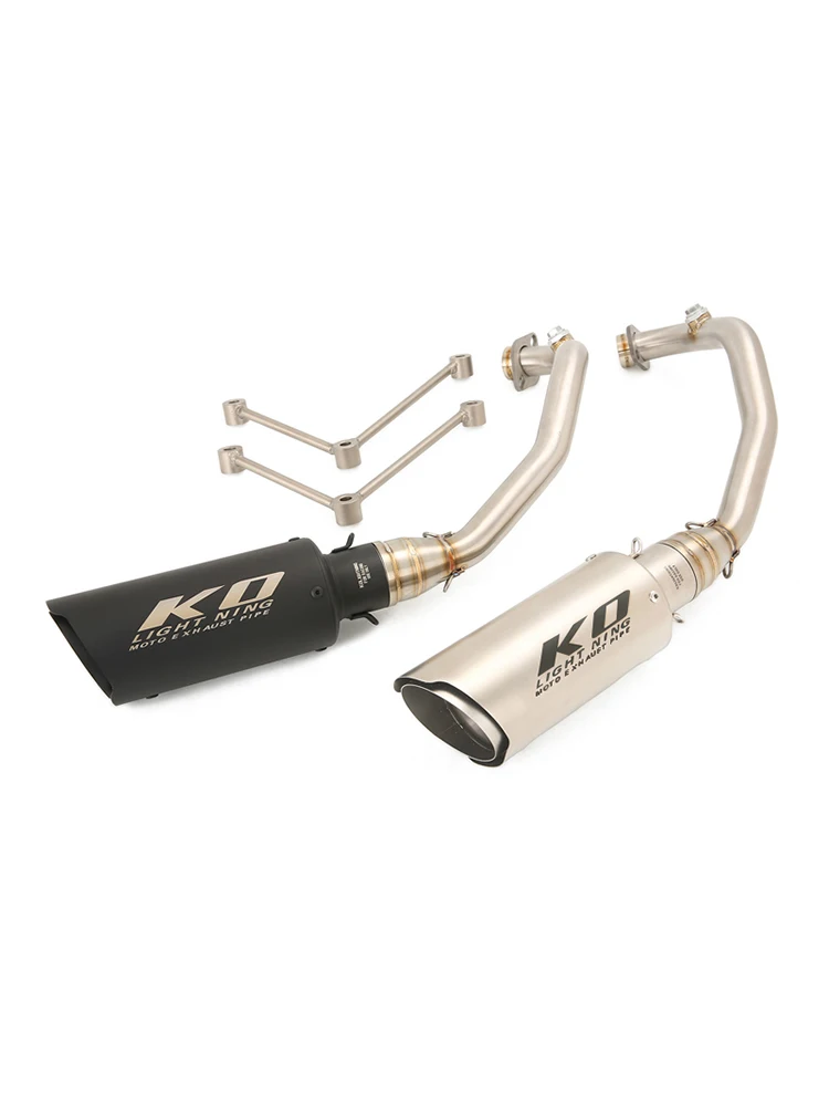 Voor Yamaha Zuma 125 BWS 125 2002-2017 Motorcycle Slip Op Uitlaatsysteem Uitlaat Mid Link Pijp Rvs Escape DB Killer - afbeelding 2