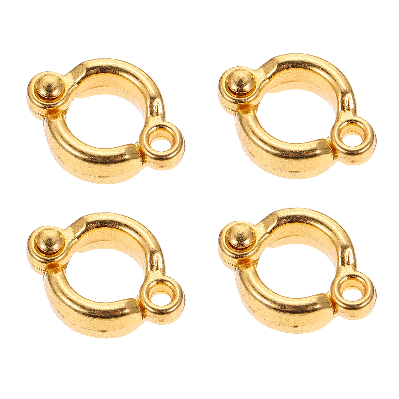 

4pcs Stainless Steel Leg Rings for Small Parrot Reusable Lightweight Bird Supplies Metal Parrot Foot Rings Easy Wear Pet