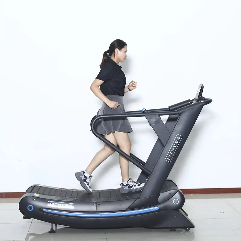 

Commercial Gym Equipment Fitness Running Unpowered Curve Treadmill Manual Treadmill Machine Curved Treadmill Machine