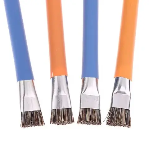 1Pcs Double-Headed Anti-Static ESD Hard Brush Safe for Mobile Motherboard Cleaning Hard Brushing Tool for Electronics Repair