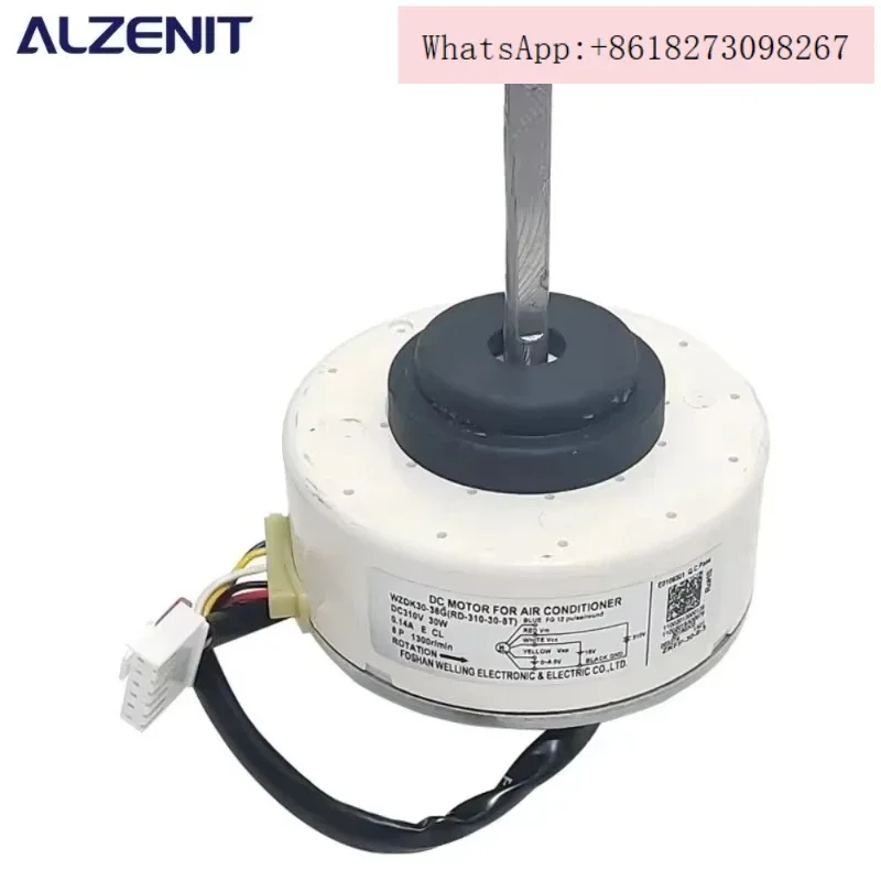 Air Conditioning Indoor Unit, DC Fan Motor, Conditioning Parts, WZDK30-38G, DC310V, 30W, 1300r/min, RD-310-30-8T