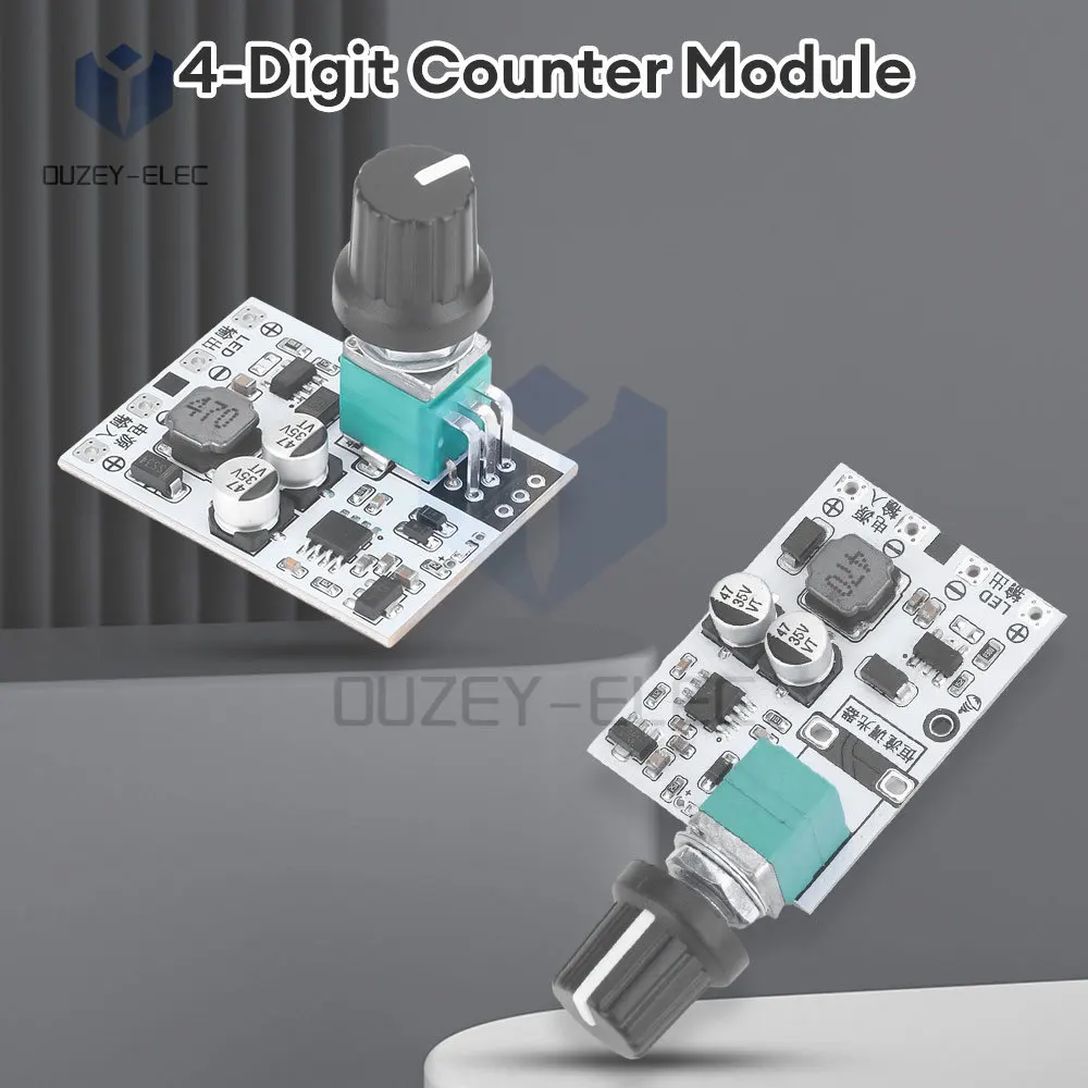 1.2A DC5-24V LED Constant Current Dimming Driver Board Knob High-Power Lighting Desk Lamp Module DC Potentiometer Control