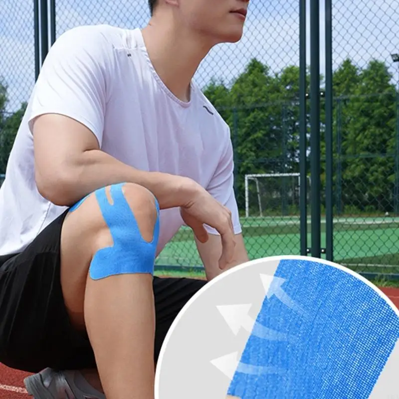 

Pack of 3 Kinesiology Tape for Knee Support Elastic Athletic Tape Water Resistant Muscle Tape Breathable Sport Tape