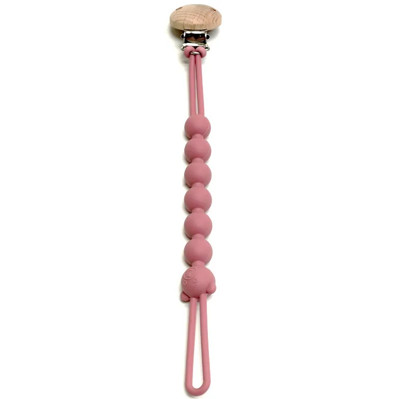 1/9PCS Baby Ein Schnuller Kette Baby Schnuller Lanyard Food Grade Silikon Zahnen Beißring Anti Verloren Schnuller anti Drop Kette – Detail 9
