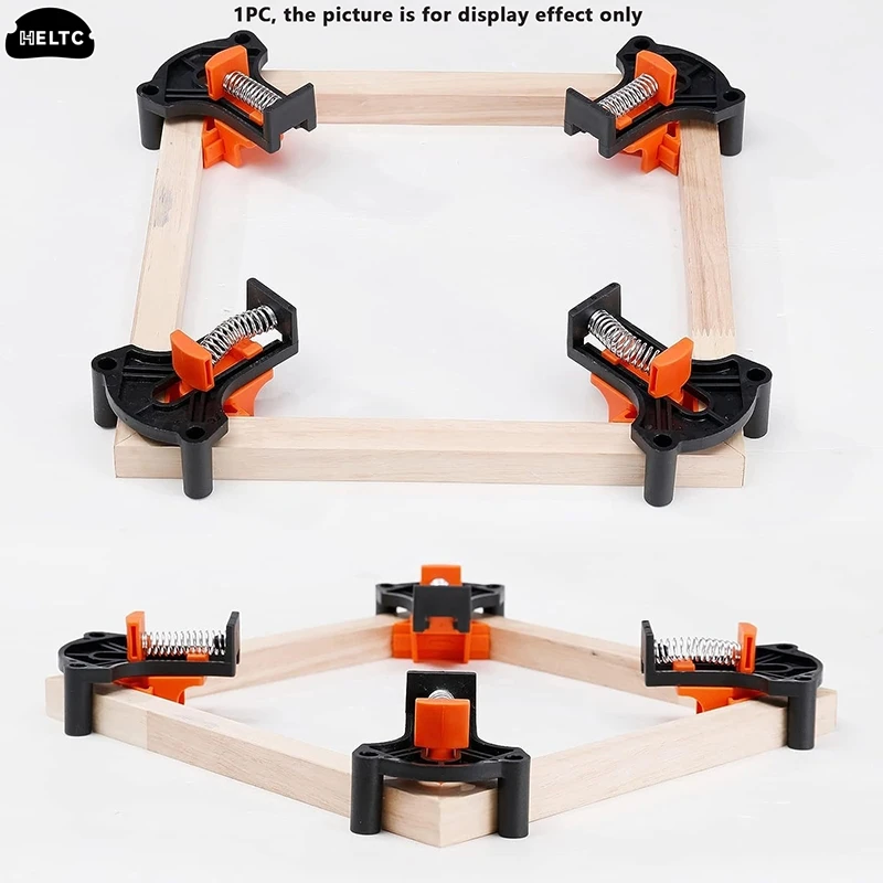 1pc Quick Adjustable Hand Tools Furniture Fixing 90 Degree Angle Clamps Woodworking Corner Clip Right Angle Clips Fixer Tools