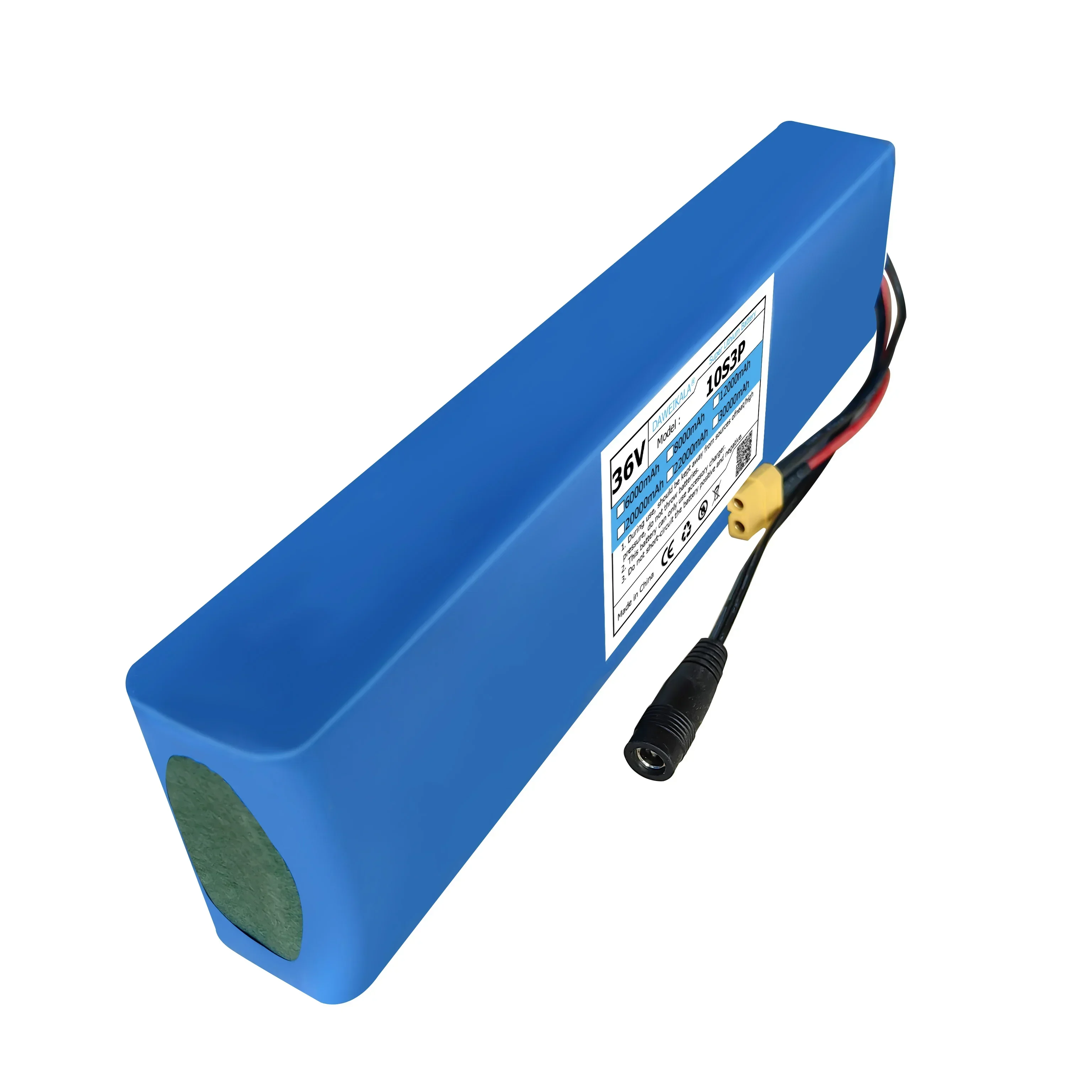 Original 10S3P 36V 20000mAh 500W Lithium Ion Battery Pack for M356 36V Electric Scooter + BMS + Optional Plug