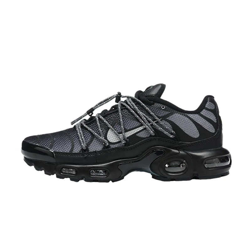 Nike Air Max Plus Comfortable, Durable, Non Slip, Versatile, Classic and Trendy Low Cut Casual Running Shoes for Men, Black