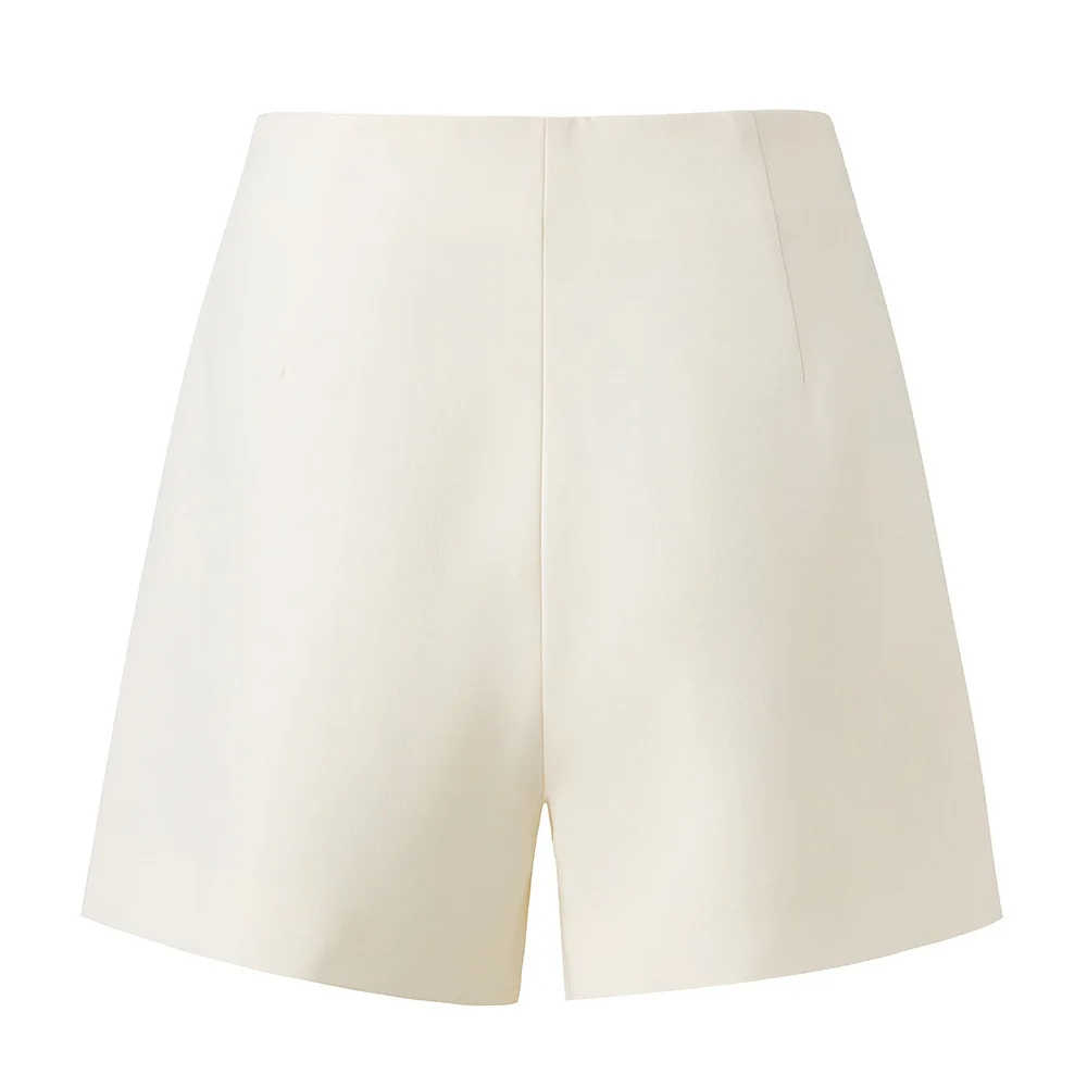 2026 New Arrival In Stock Quality Lady Designed Solid Casual Wear Fashion High Waist Shorts For Women