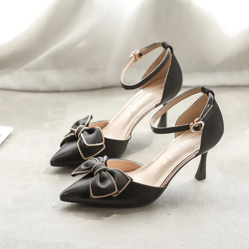 Escarpins élégants pour femmes, tendance, à bout pointu, style papillon, talons aiguilles, pour robes de soirée, mariages, fêtes nuptiales, blanc, de créateur