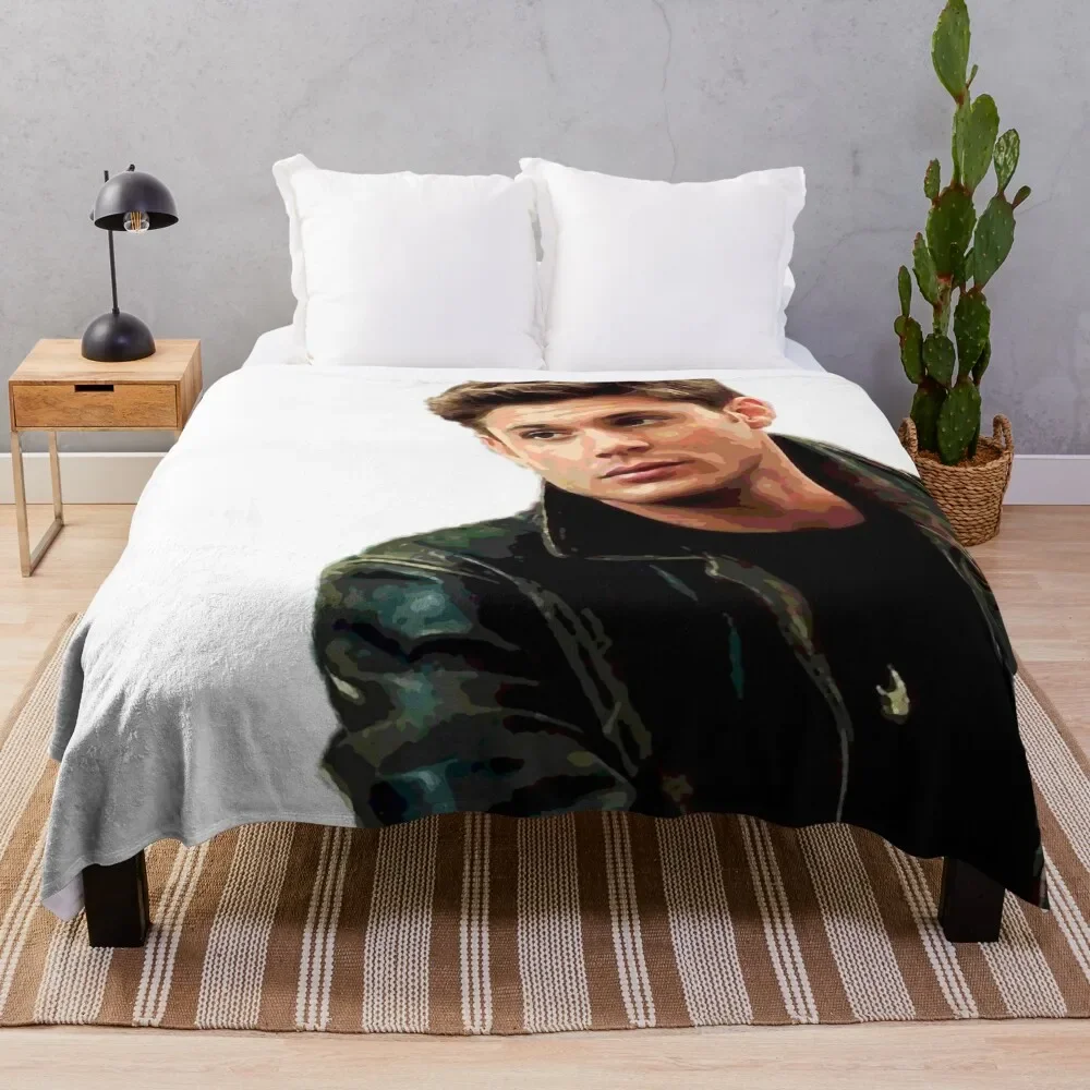 

Dean Winchester Throw Blanket Hair Shaggy cosplay anime wednesday Blankets