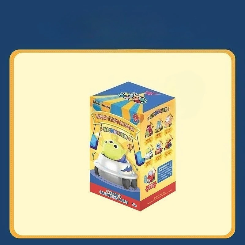 MINISO حقيقية غرزة الصنوبر تعويم موكب سلسلة اليدوية صندوق أعمى ويني ذا بوه الكرتون جمع دمية فتاة هدية