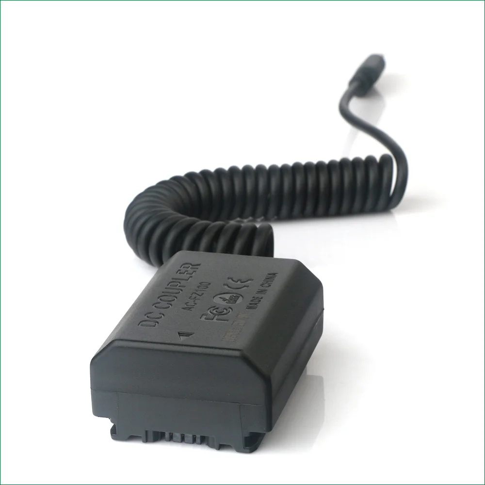 AC-FZ100 Acoplador CC NP-FZ100 Batería ficticia Cable USB-C tipo C para cámaras Sony ILCE-7SM3 ILCE-7RM5 ILCE-7RM4 ILCE-7RM3 ILCE-7M3