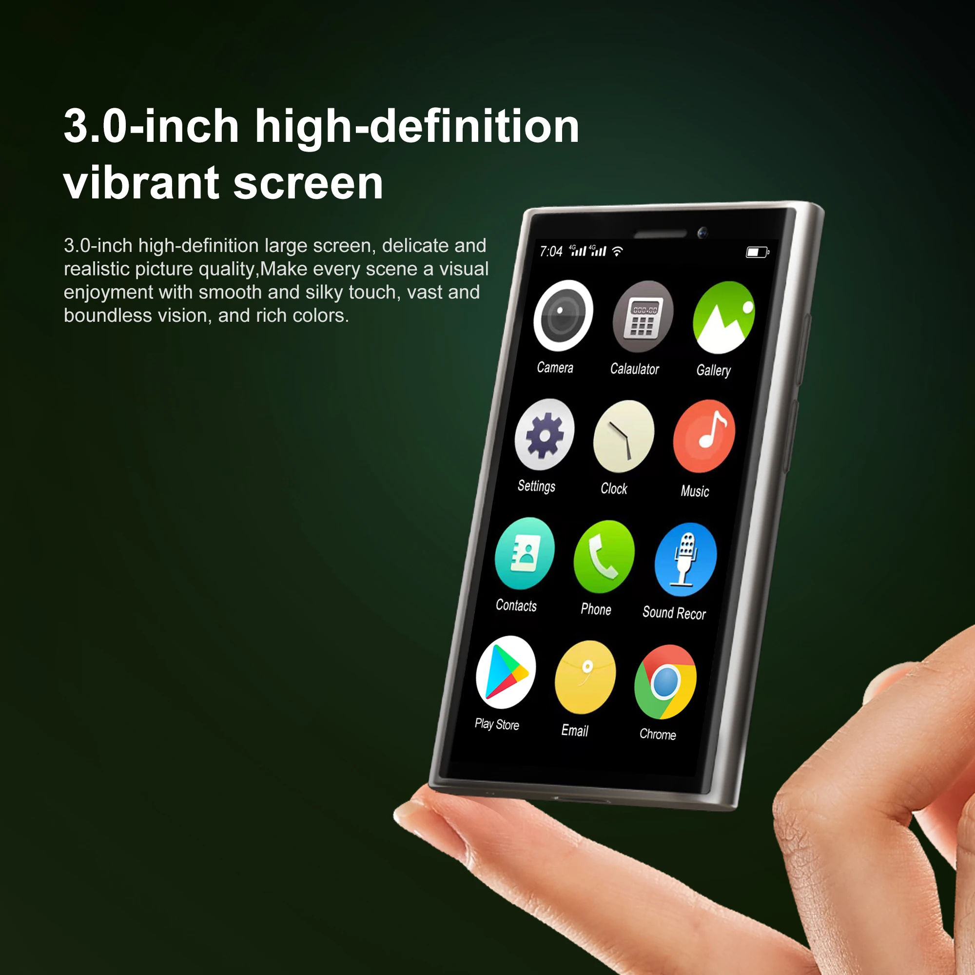 SERVO S26 New 3G WCDMA Small Smartphone Dual SIM Standby Android System 16GB ROM WIFI Hotspot 3.0" Display Mini Cellular Phones