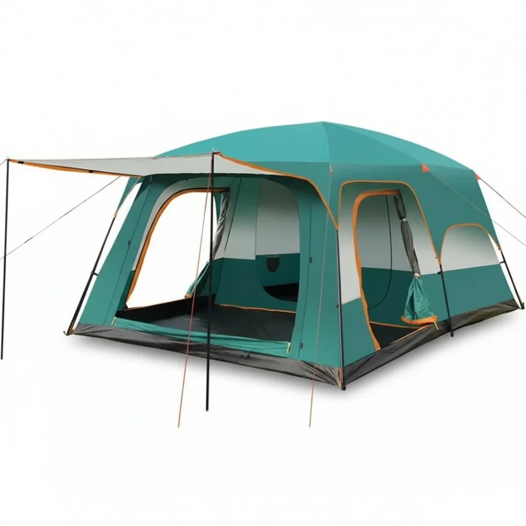 

Outdoor Camping Tent, Windproof Family Tent, Fit For RV, Portable Hiking Tent, Premium Quality Heavy Duty Shelter