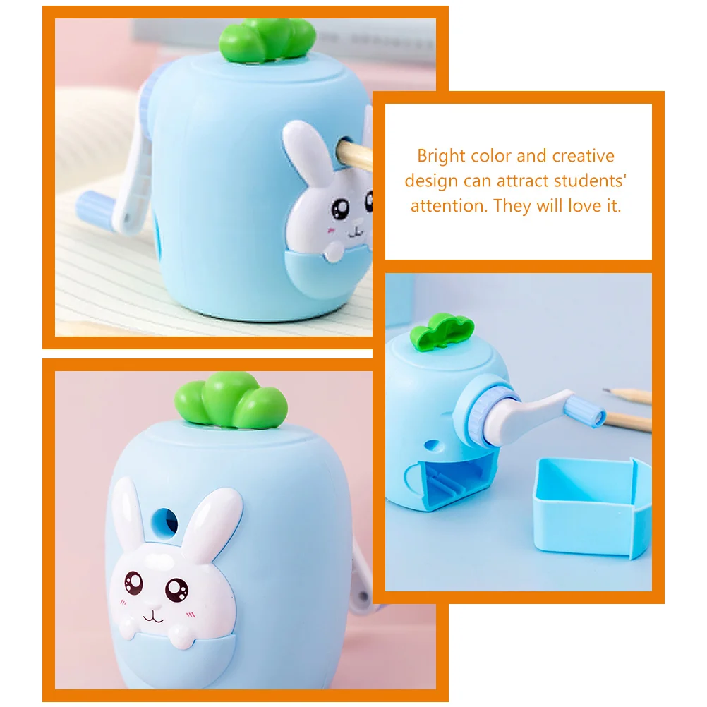 

Pencil Sharpener Students Gift Automatic Lead In H Crank School Supplies Portable Cartoon Design For Kids