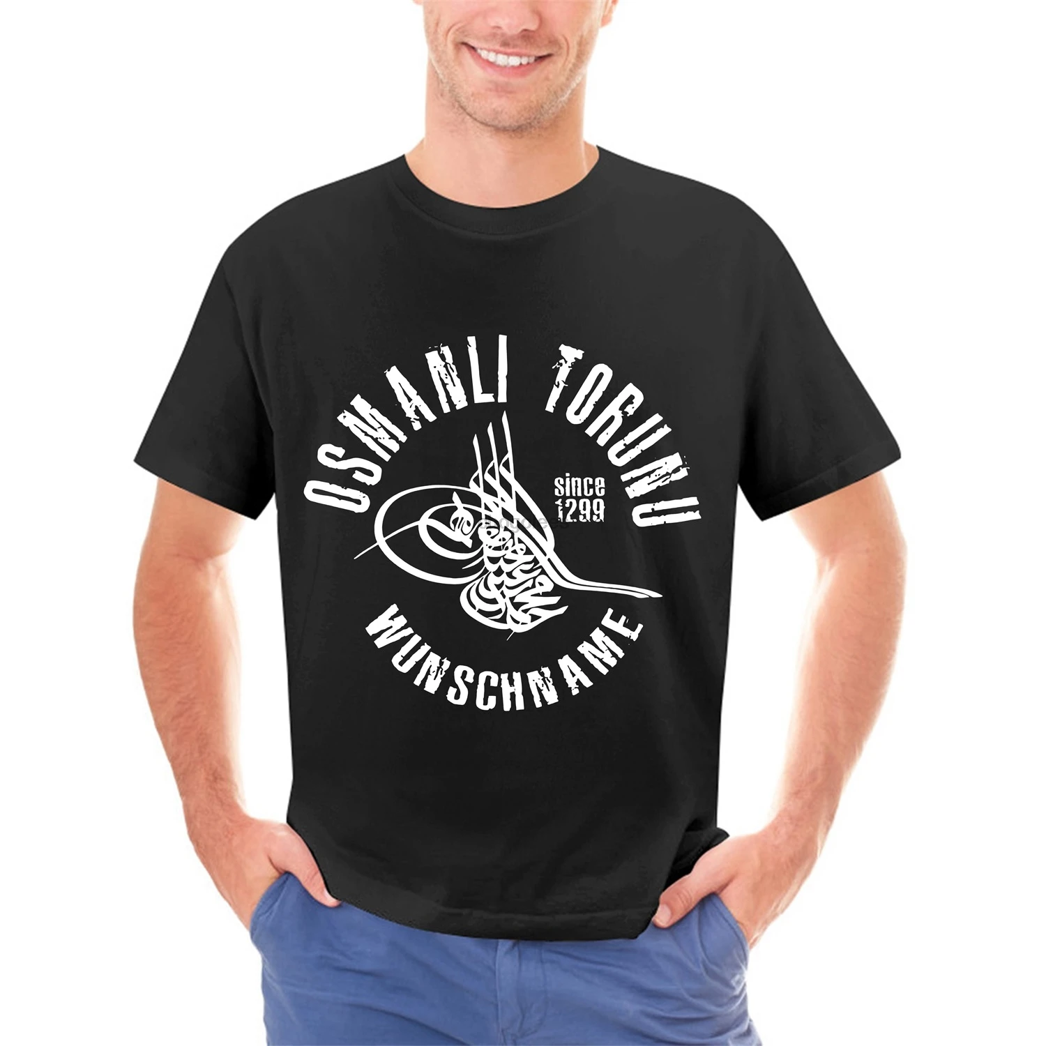 Osmanli Torunu Tee Shirt Türkiye Tugra Trabzon Besiktas Desired Name Gift